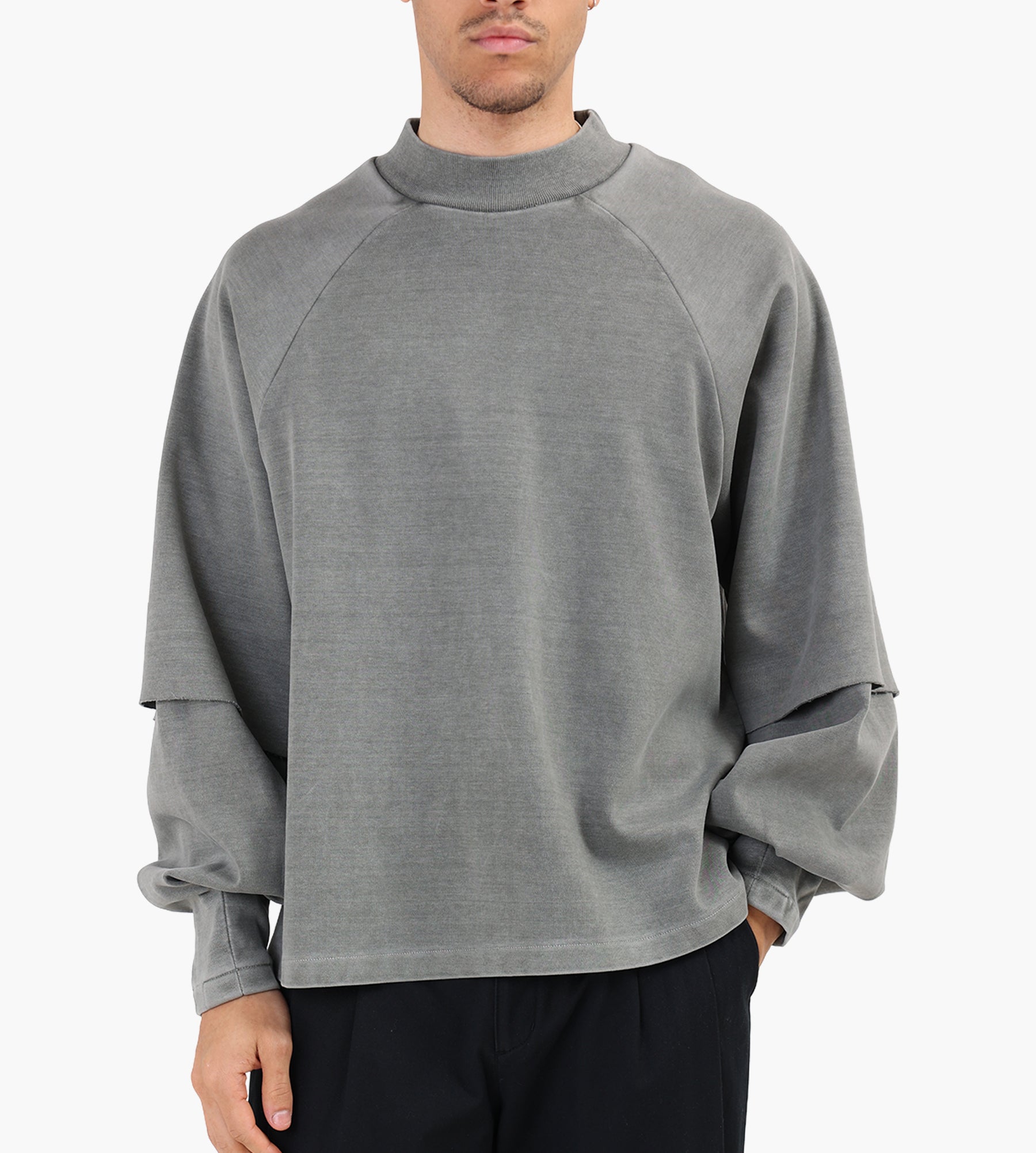 Seventh Raglan Layered Longsleeve Tee Sage Fade