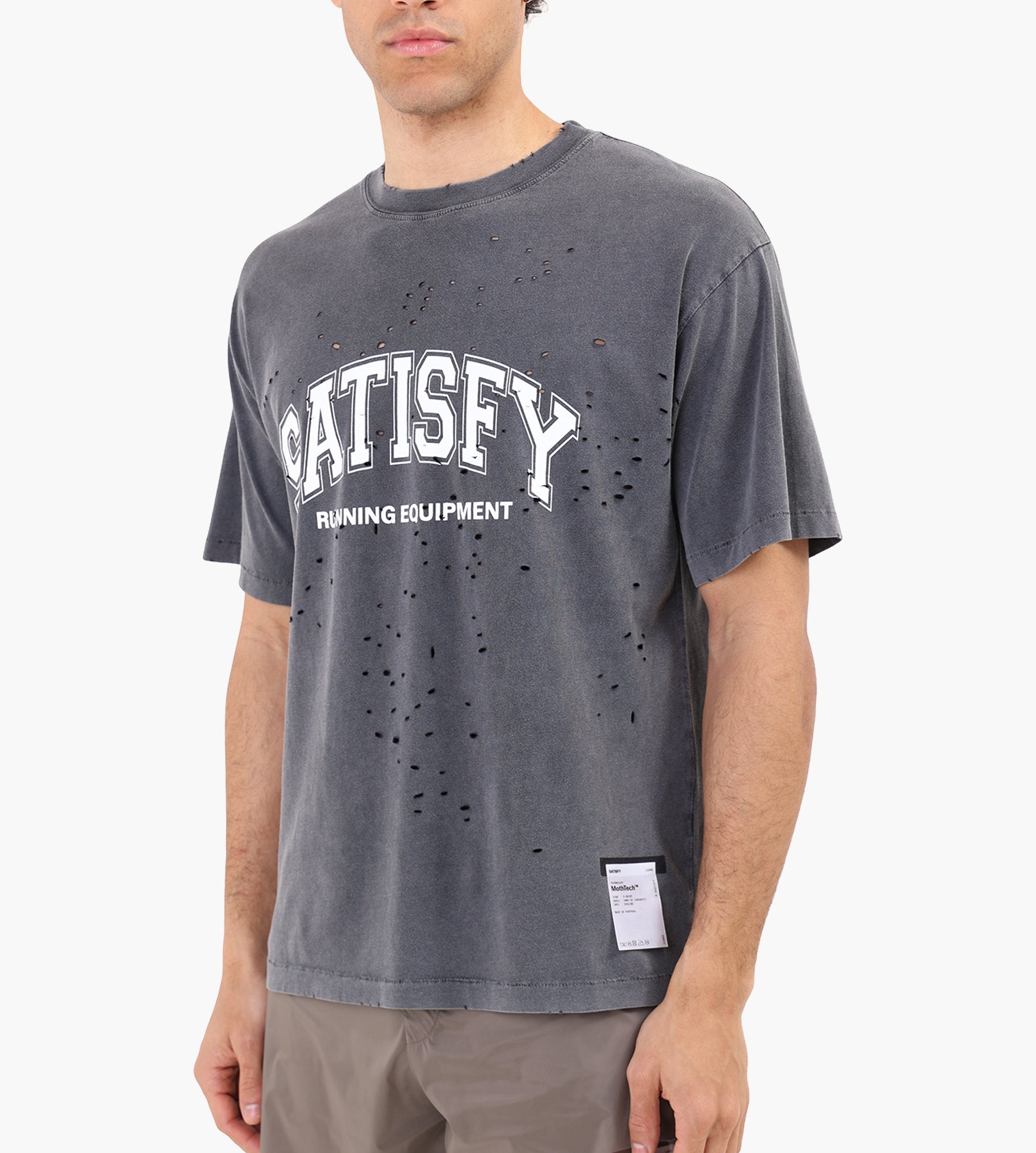 Satisfy MothTech T-Shirt ATS Aged Black
