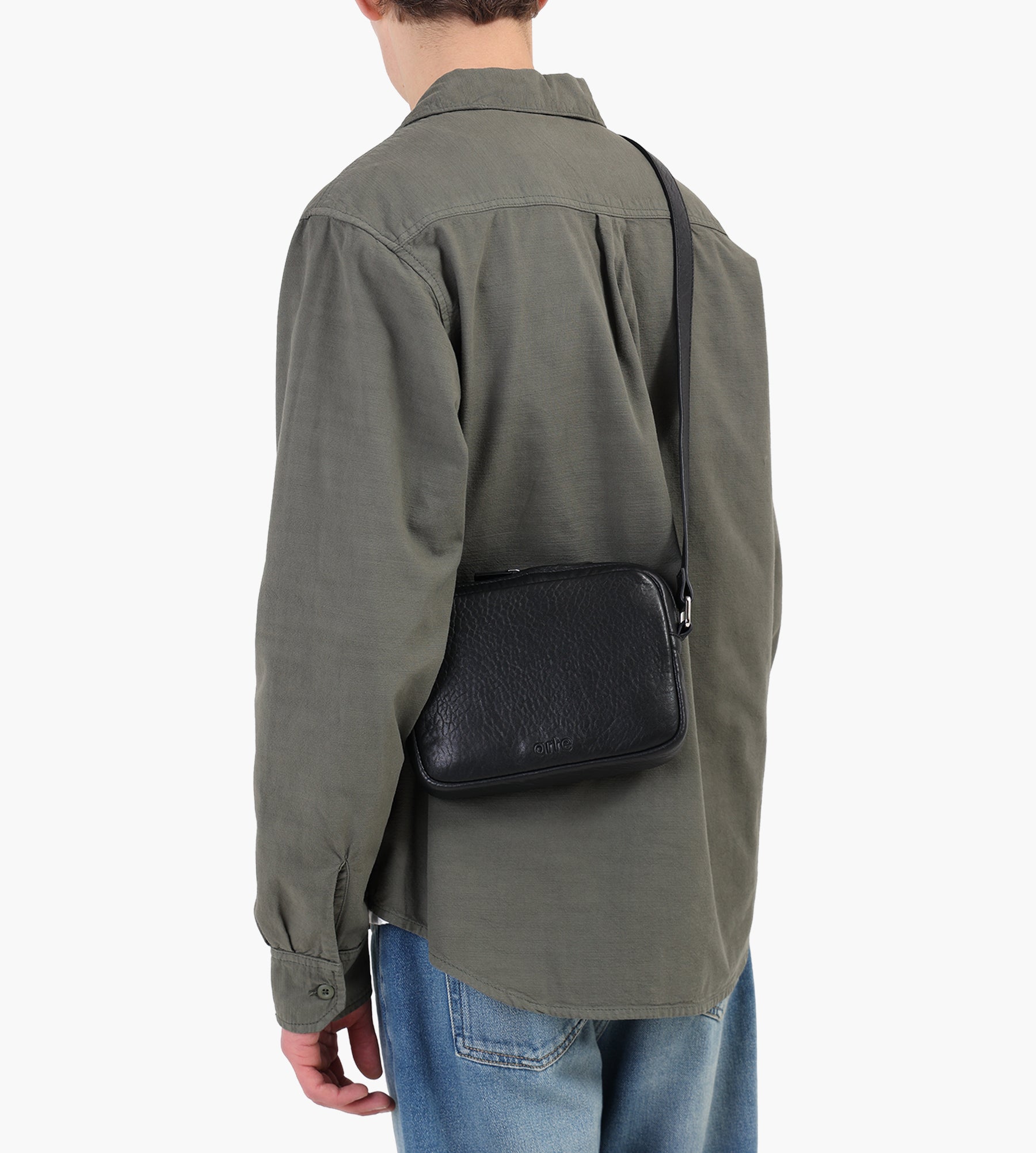 Arte Antwerp Leather Baka Bag Black