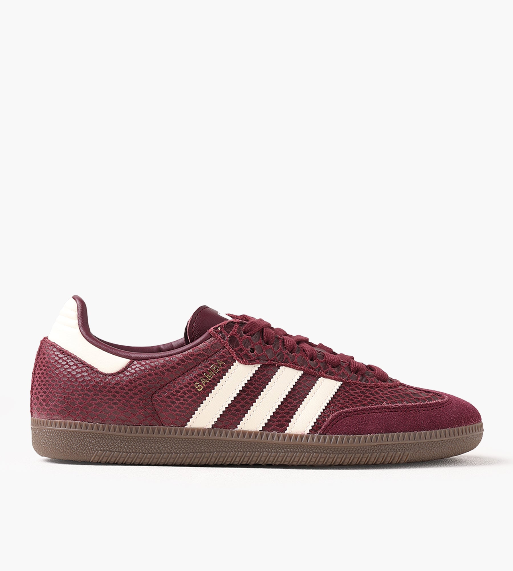Adidas Samba OG W Maroon Crewht Goldmt Adidas Samba OG W Maroon Crewht Goldmt