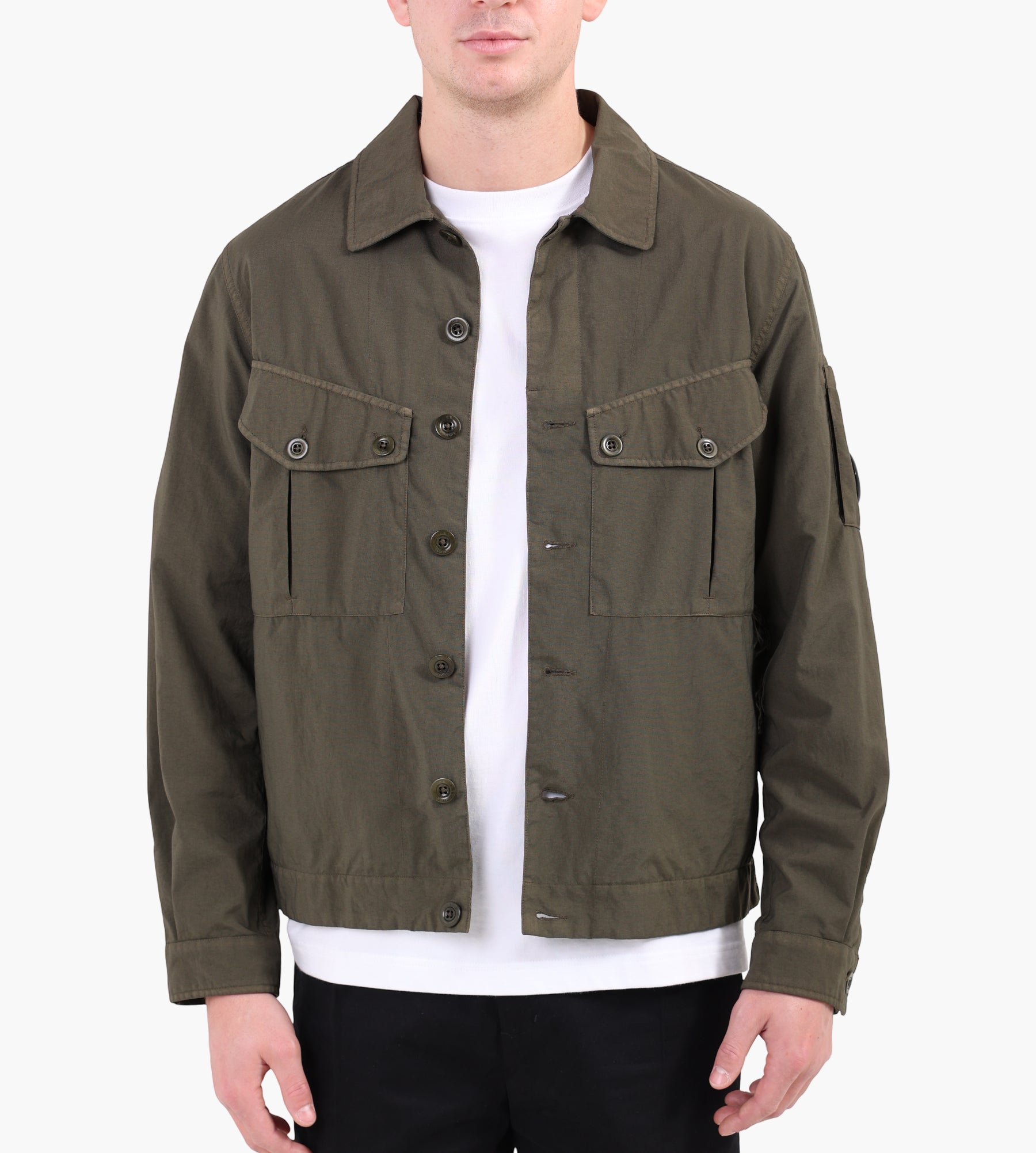 C.P. COMPANY/TAYLON Pミリタリーコート C.P. Company Taylon P Down-Filled Lens Jacket - Mildblend Supply Co