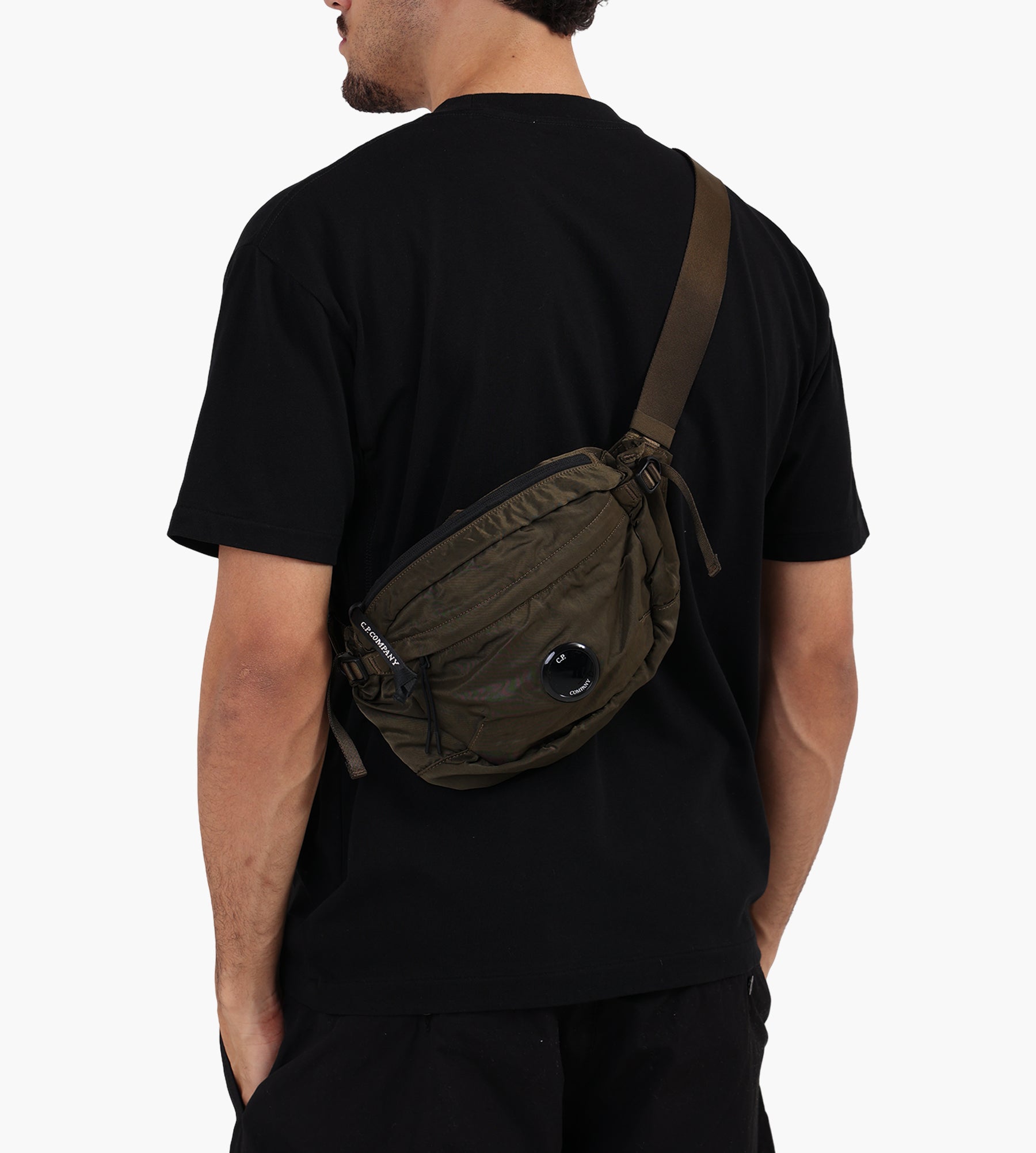 バッグ C.P. COMPANY waste bag MAKTUB_Fashion | c.p company Waist bag nylon b Black ウエスト