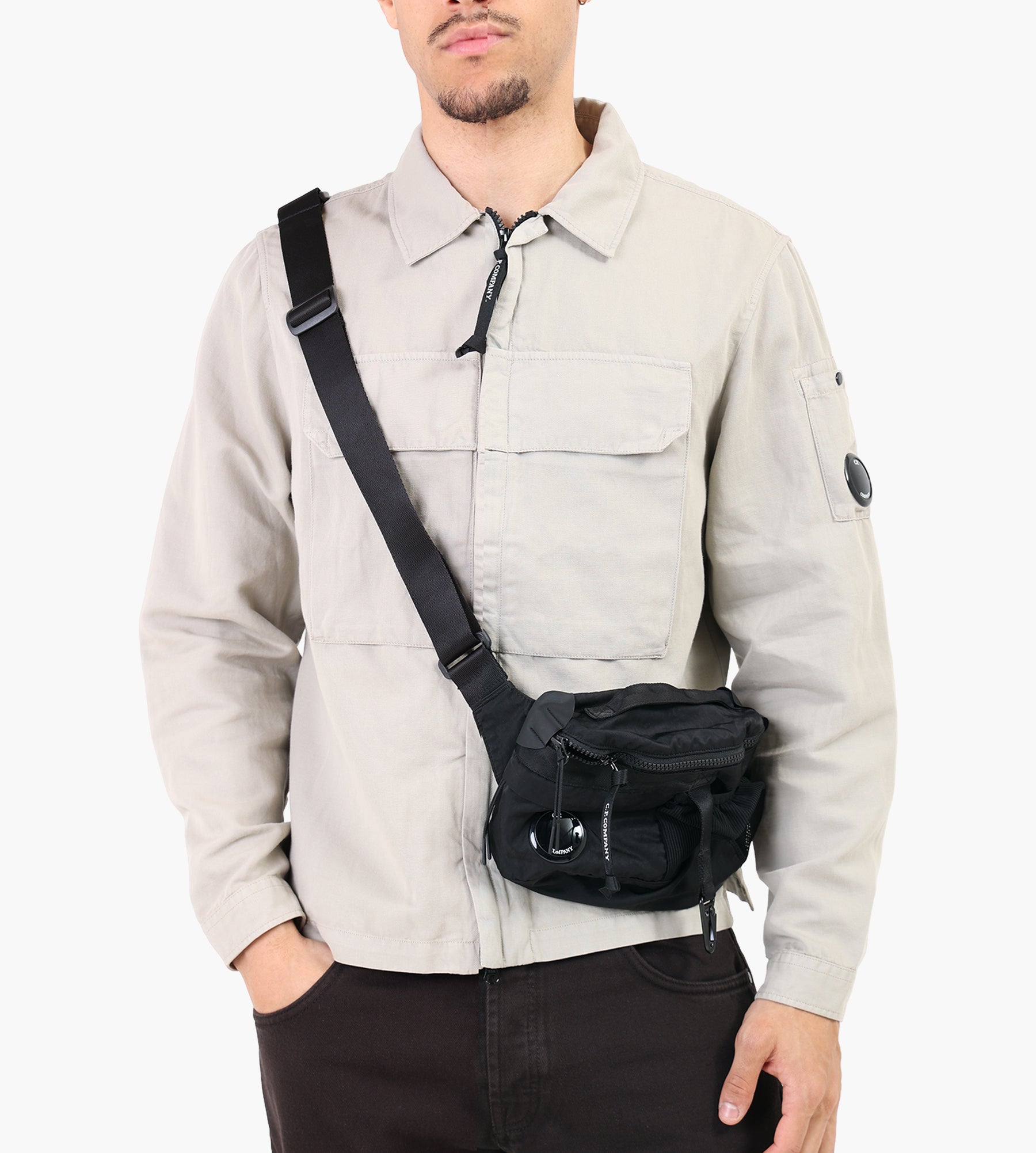 C.P. Company Nylon B Lens Waistbag Black