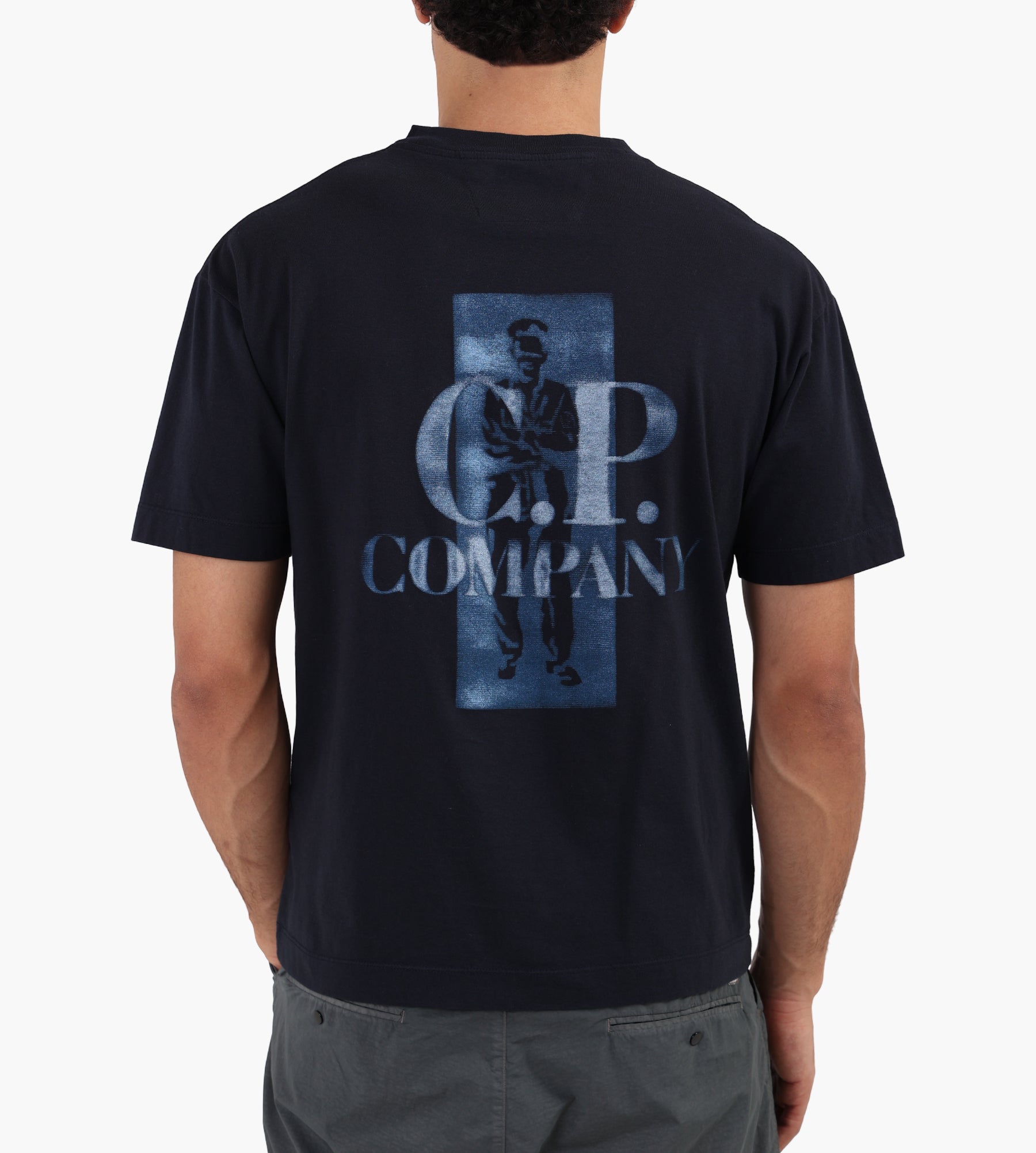 C.P. Company 30/1 Jersey Comfort Logo T-Shirt Total Eclipse