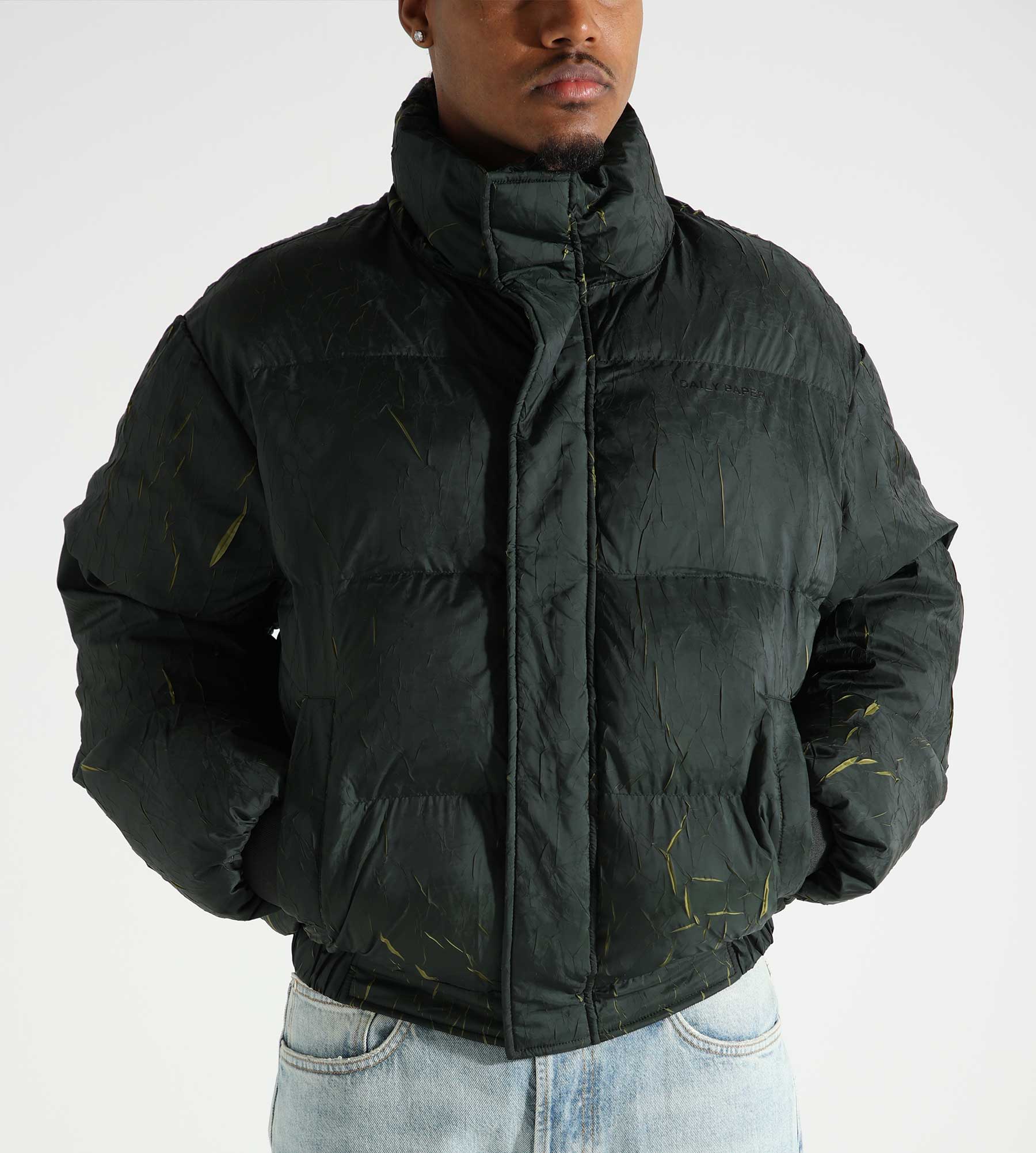 Daily Paper Renako Puffer Jacket Jet Black Baskèts