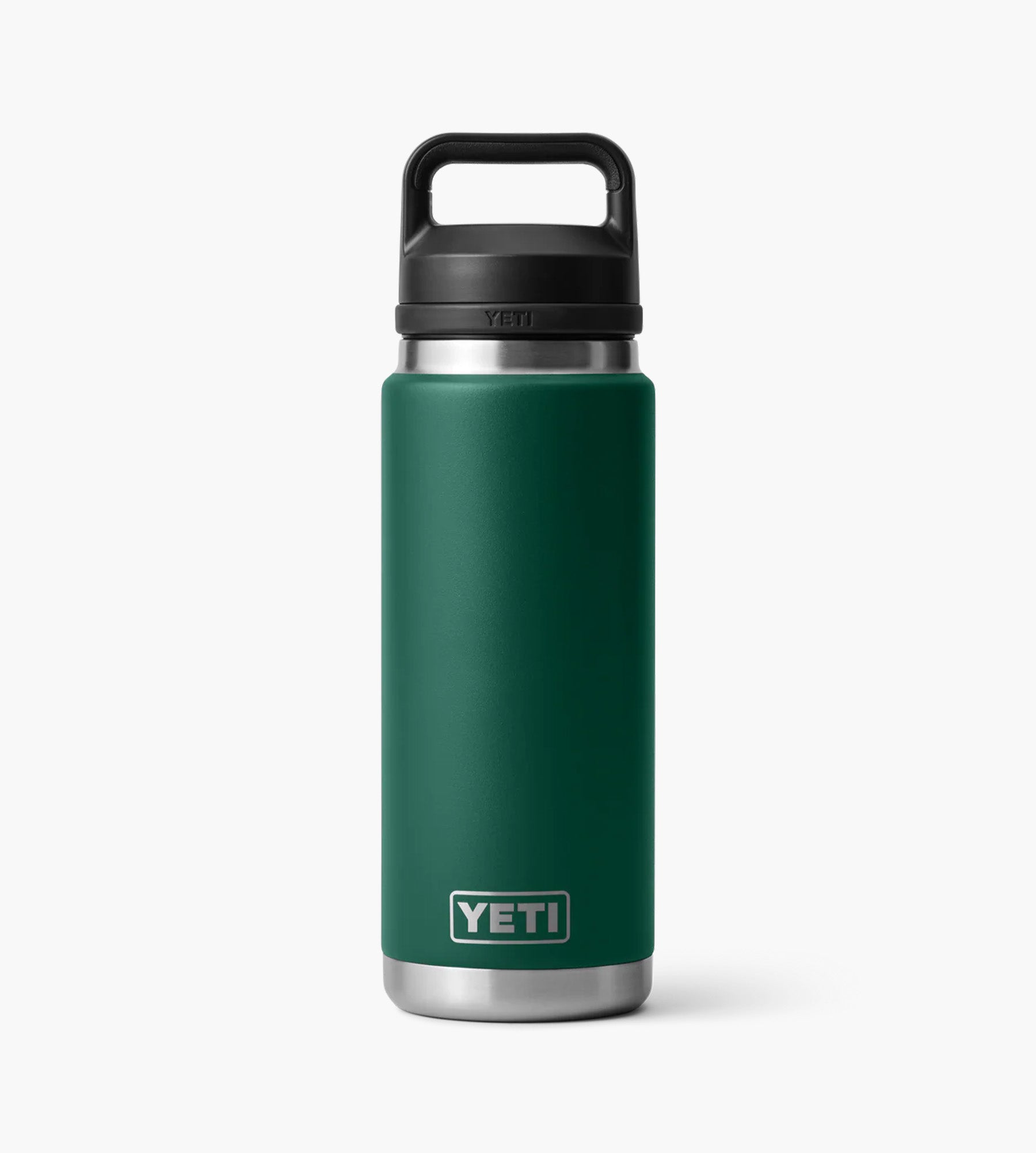 YETI Rambler 26 Oz Bottle Chug Black Forest Green