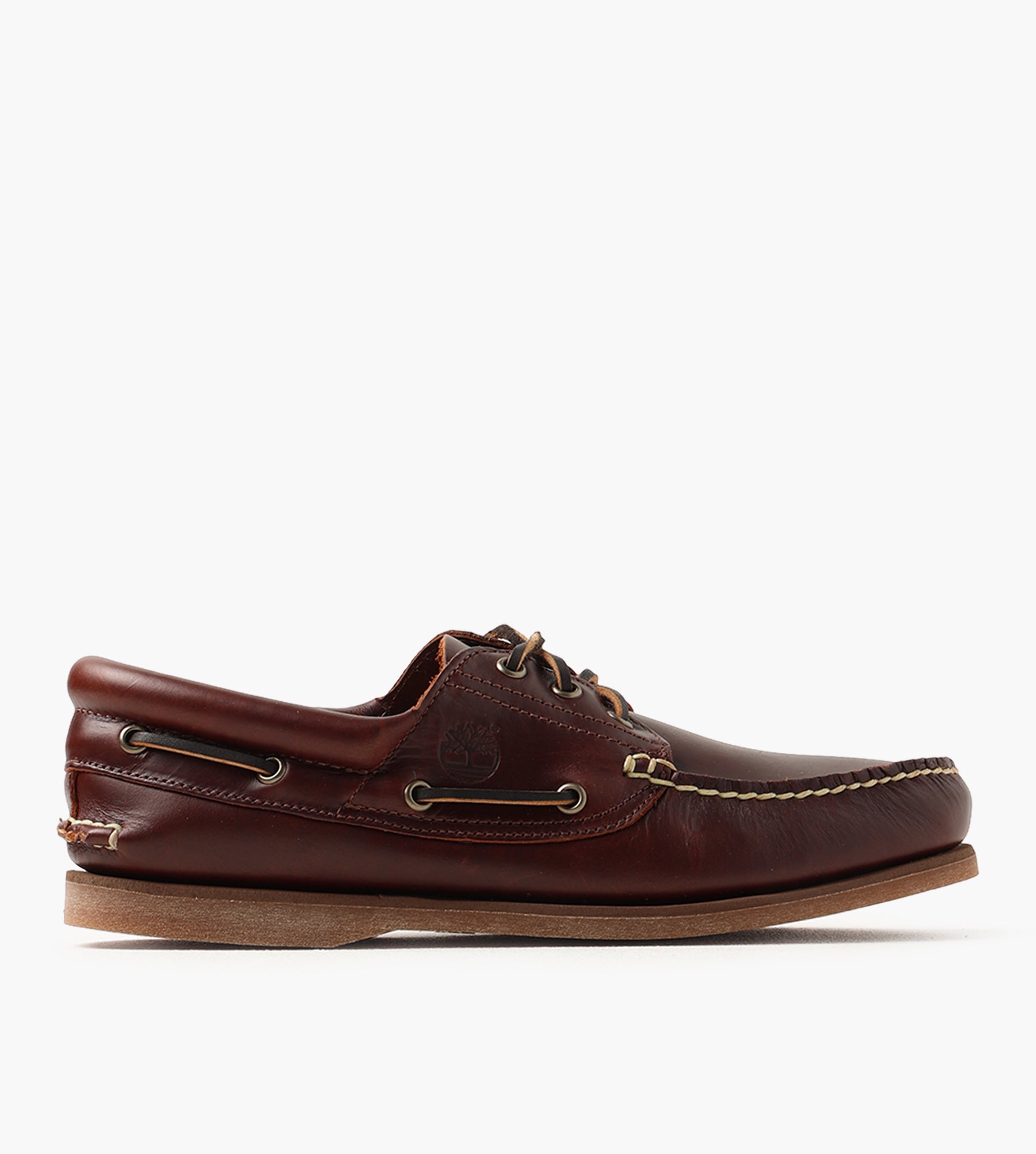 Timberland Classic Boat Classic Boat 3 Eye Padded Collar Brown