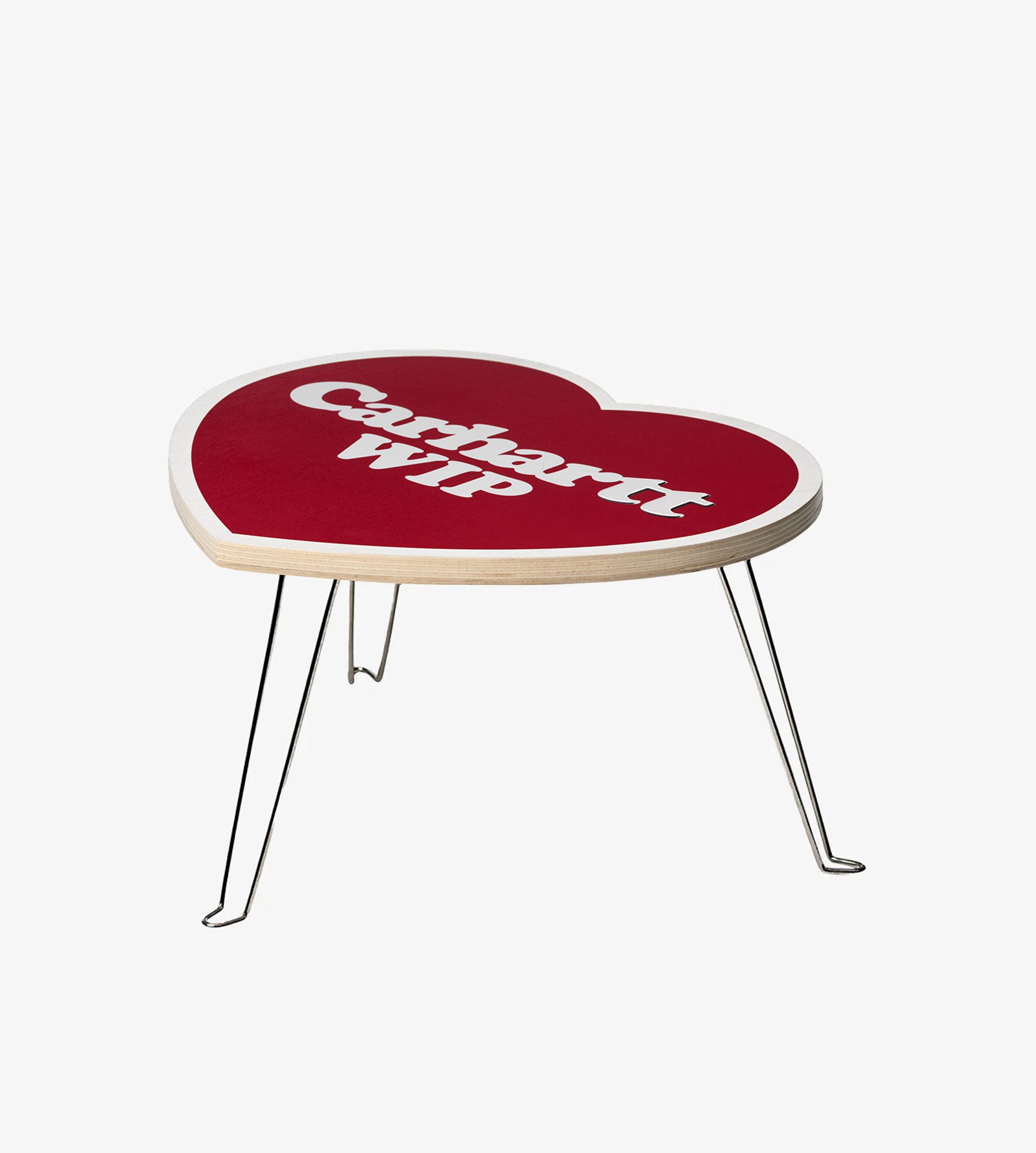 carhartt wip heart folding table テーブル Carhartt WIP Heart Folding Table Scarlet White
