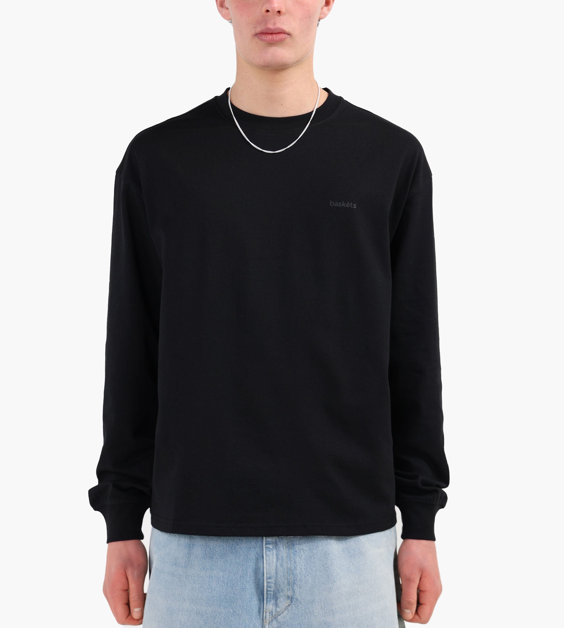 hatecreation museum long sleeve BLACKロンT Baskèts Modern Essential Longsleeve Black | Baskèts