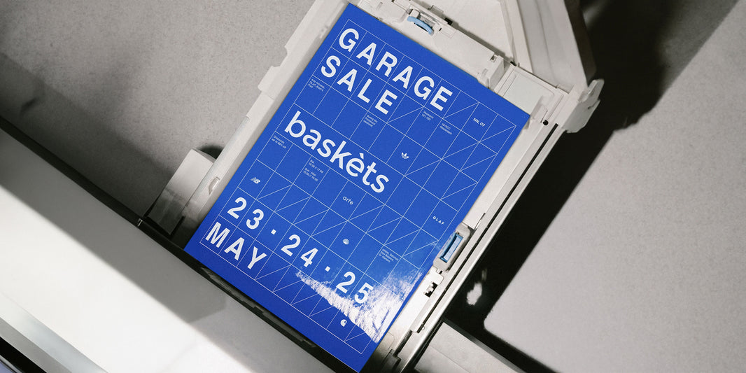 Baskèts Garage Sale on the 23rd, 24th and 25th of May