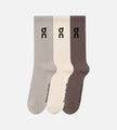 On Logo Sock High 3P 1 U Hare Brume