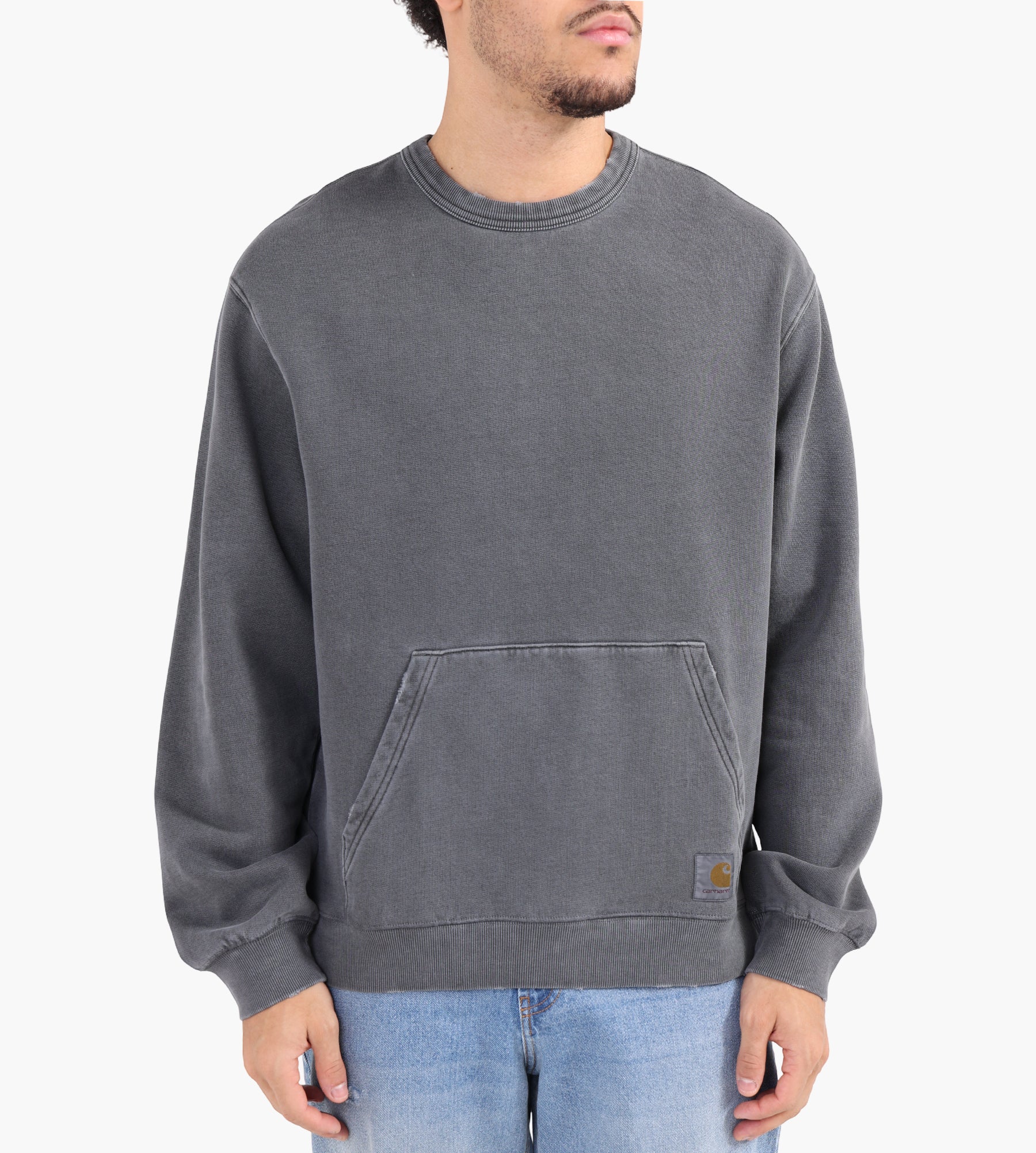 Carhartt WIP Torion Sweater Black Grind Wash