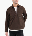 BONNE Bonne Keel Half Zip Brown Moleskin