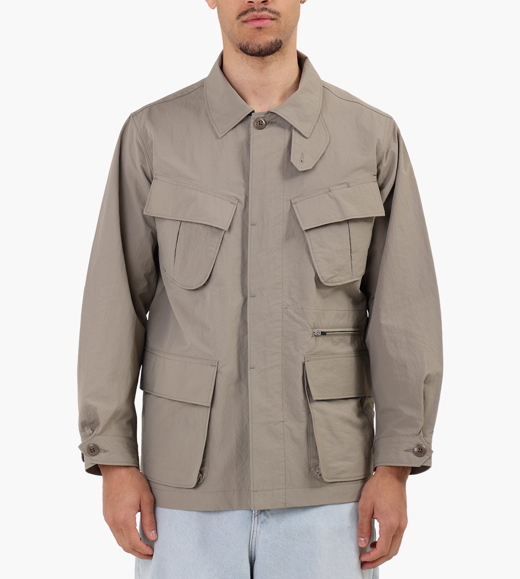 Snow Peak Nylon Washer Jacket Greige