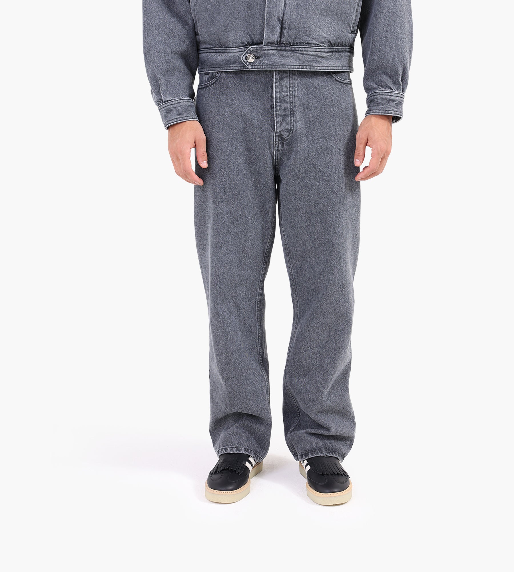 Filling Pieces Denim Pants Washed Black