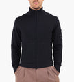 C.P. Company Compact Cotton Zipped Cardigan Total Eclipse