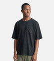 Corridor Washed Terry T-Shirt Black
