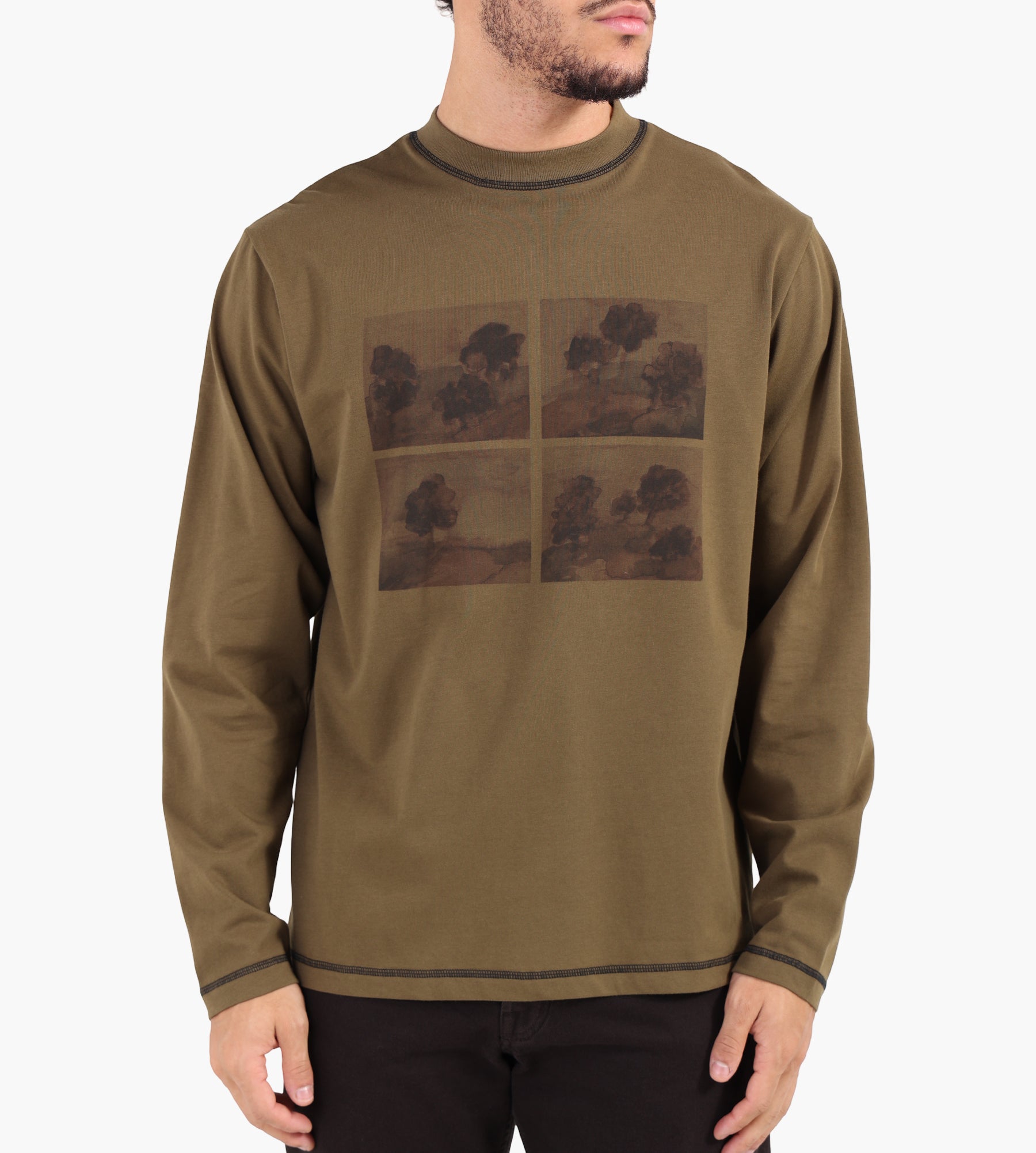 Pinkorange Olive Oak Longsleeve Green