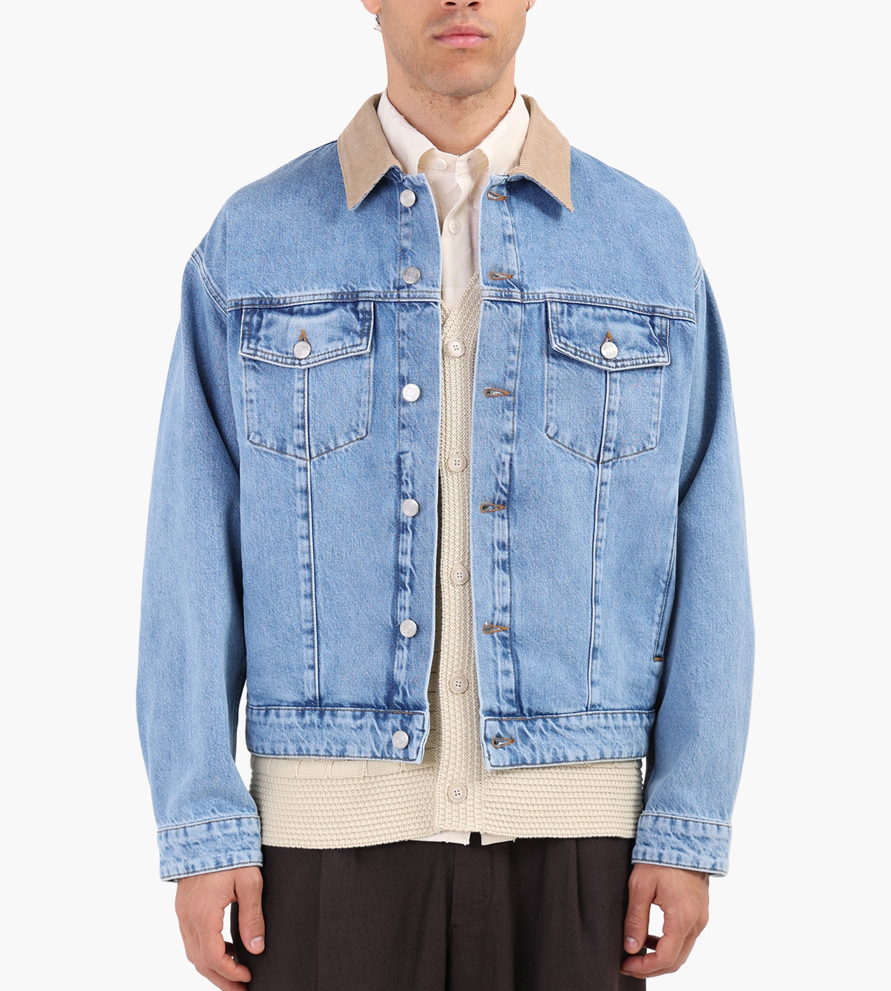 NN.07 Roy Denim Jacket 1882 Vintage Blue