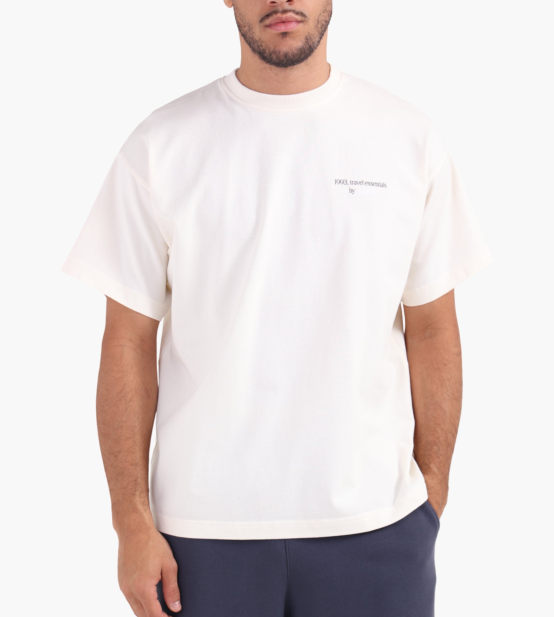 Ange Projects Travel Essentials Tee Off White