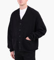 New Amsterdam Surf Association Logo Cardigan Black White