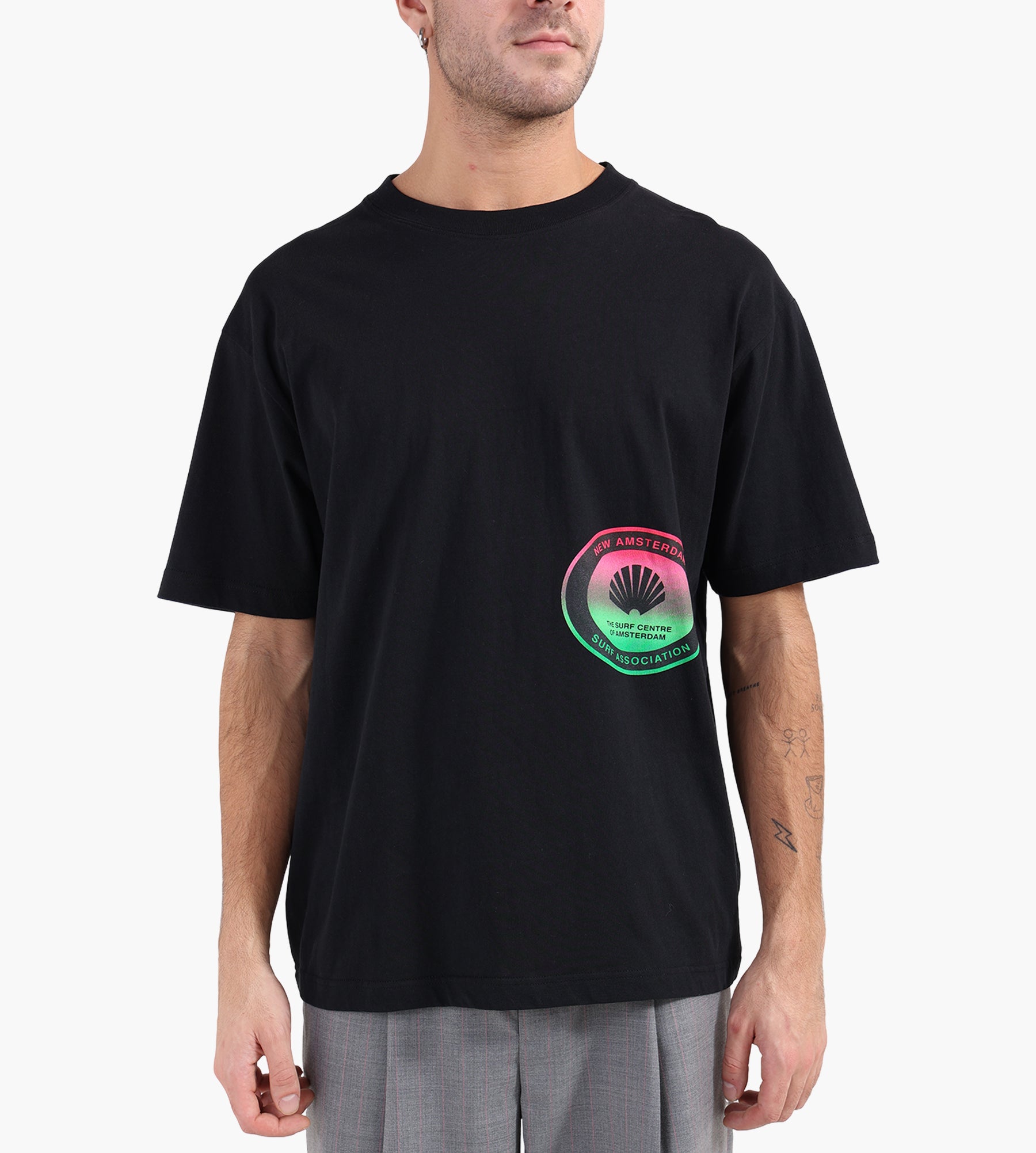 New Amsterdam Surf Association Surf Centre Tee Black