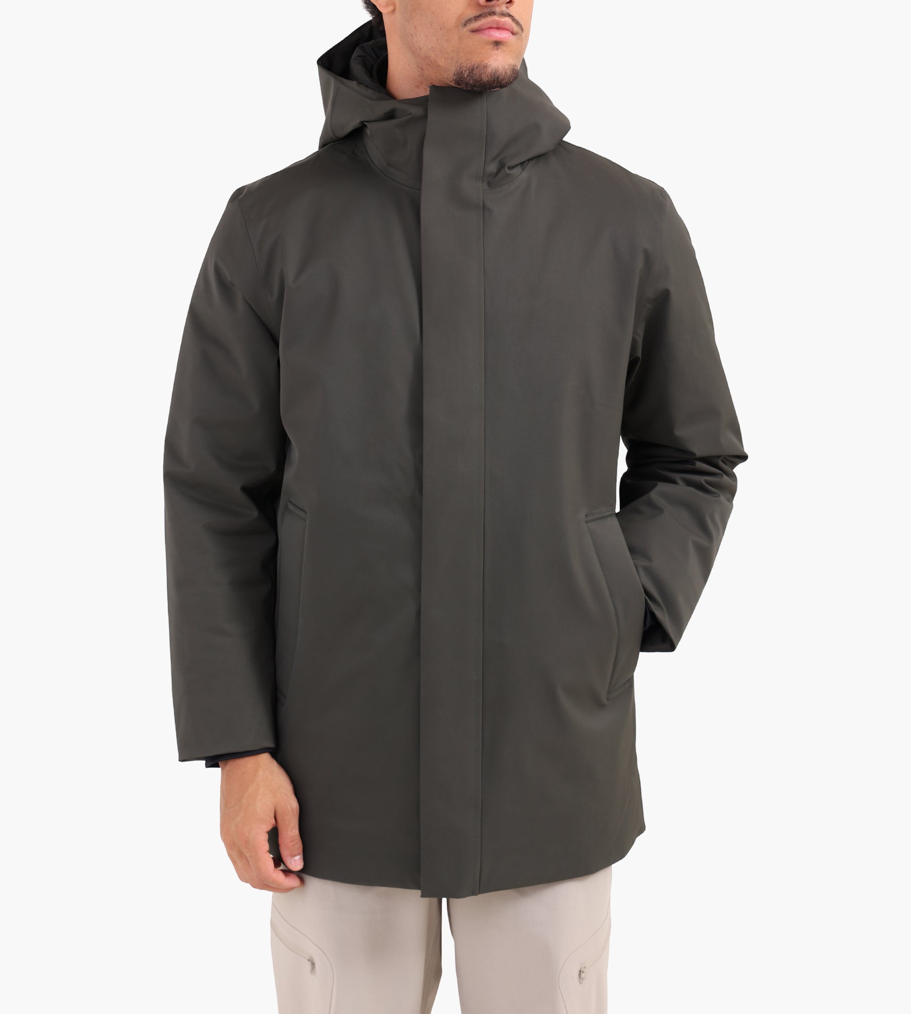 NN.07 Blake Hood 8240 Jacket Dark Army