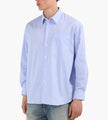 Sporty & Rich SRC Oversized Shirt Blue Striped White