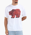 Wild Animals Bear T-Shirt White