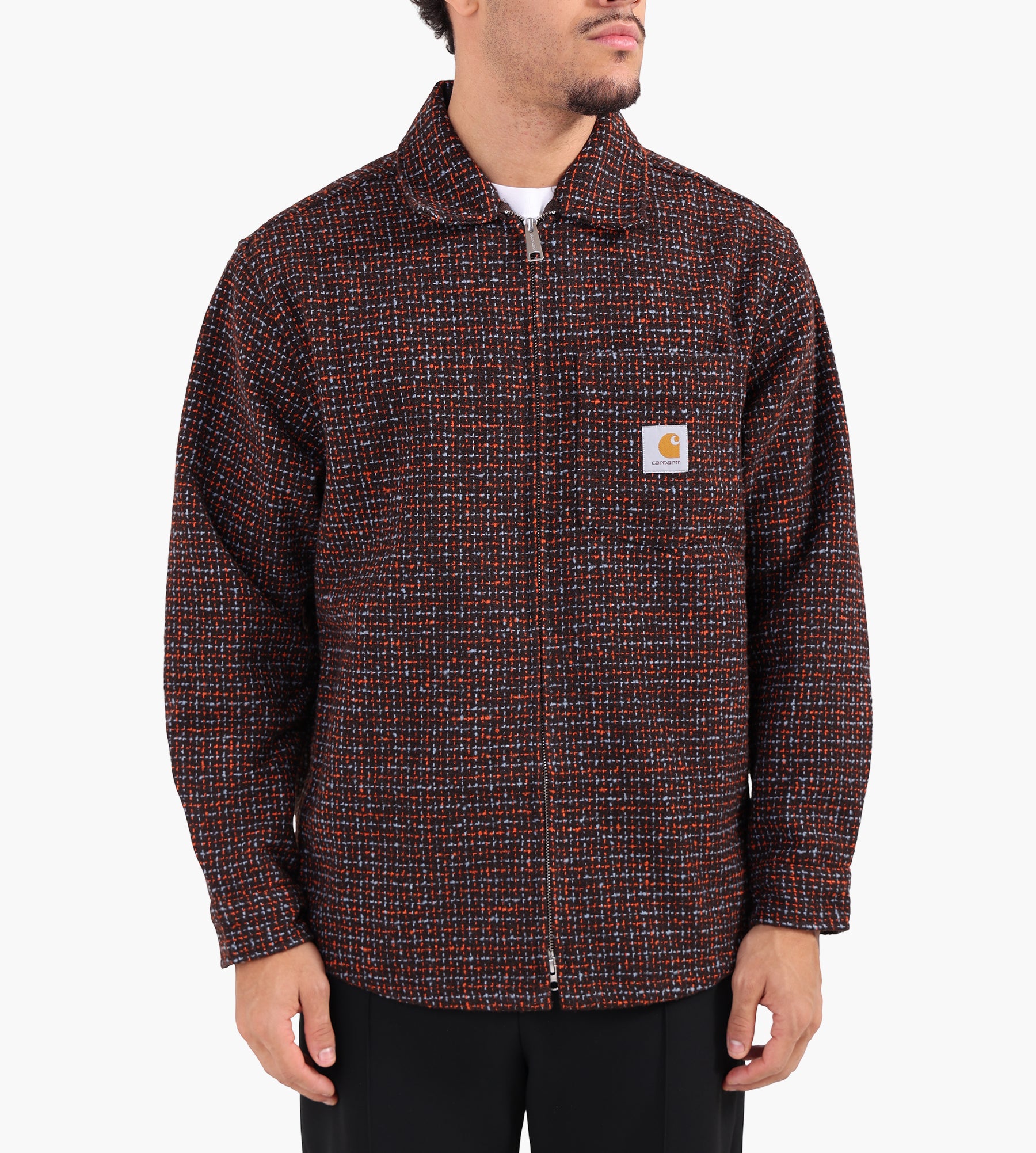 Carhartt WIP Bellamy Shirt Jac Bellamy Check Tobacco