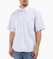Carhartt WIP Short Sleeve Keene Shirt Keene Stripe White