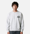 Carhartt WIP Arch Script Sweater Ash Heather Dark Navy
