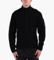 C.P. Company Knitwear Crew Neck In Lambswool Grs Black