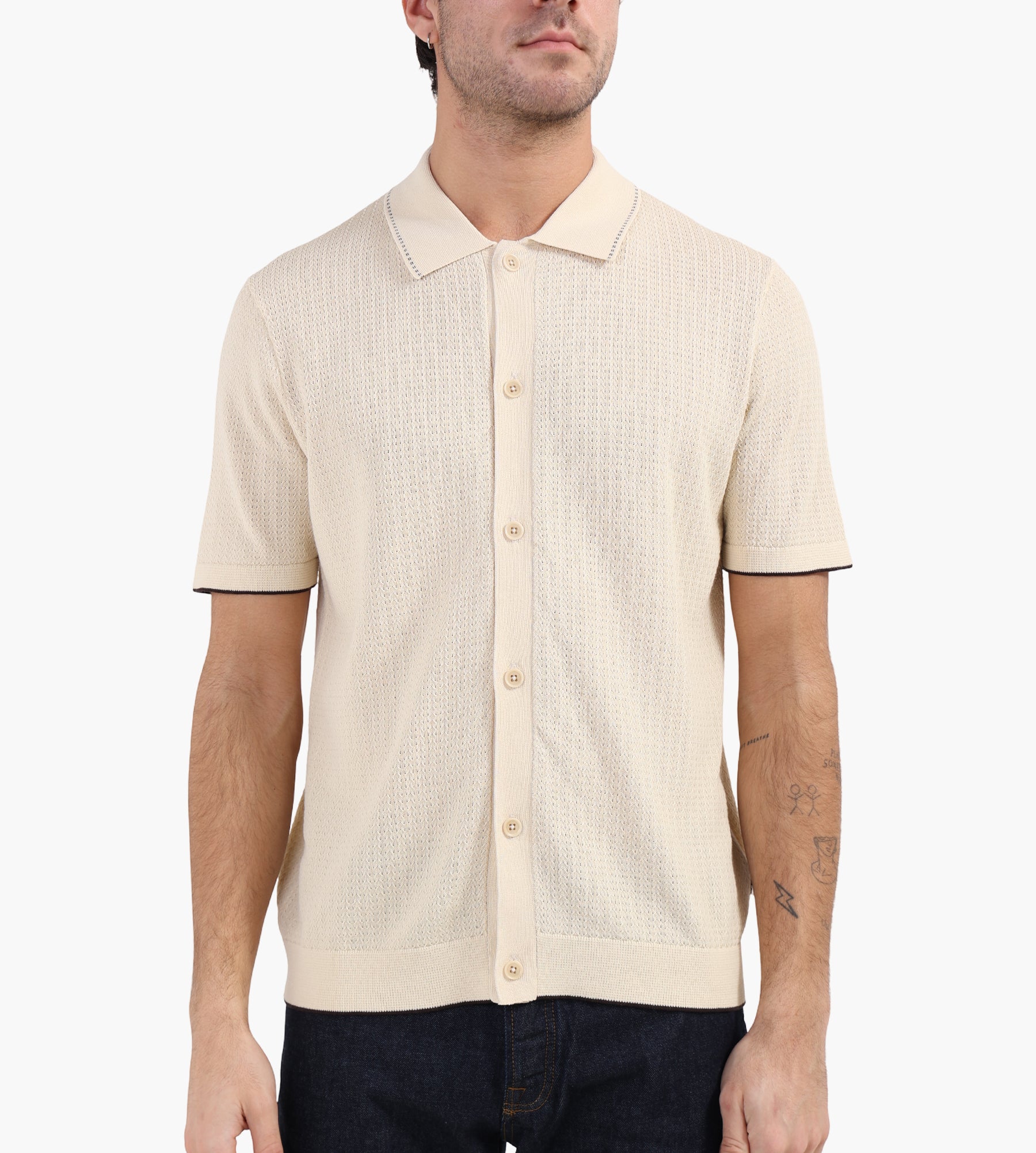 NN.07 Nalo Polo 60039 Ivory - NN.07 - Clothing