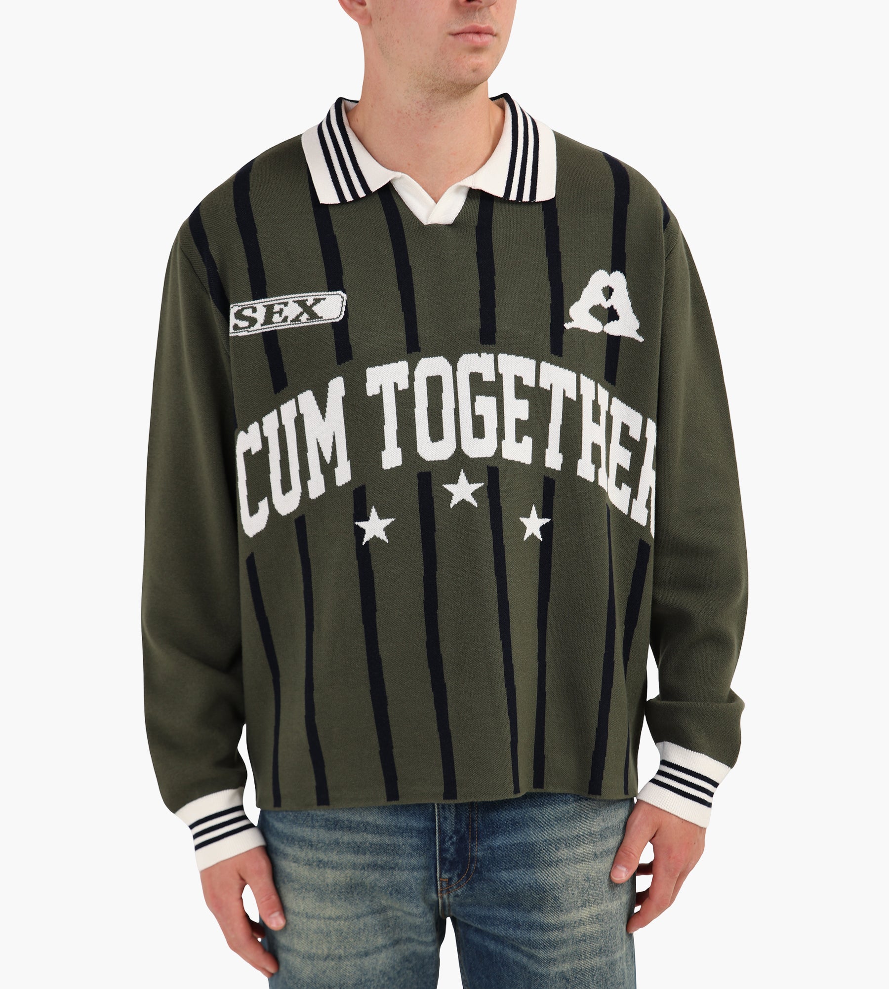 Carne Bollente Team Carne Knit Polo Green