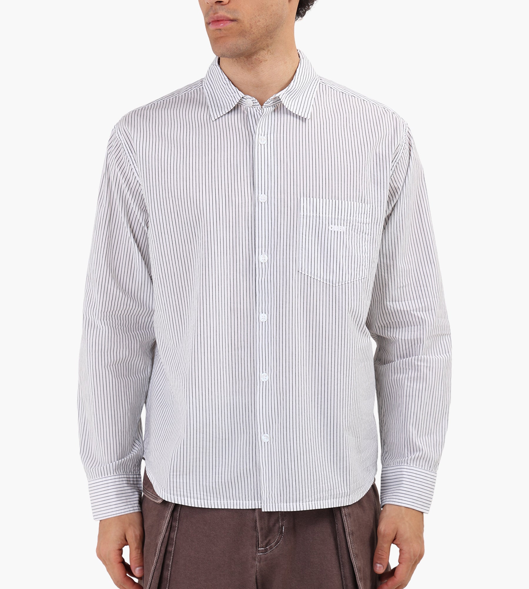 Obey Isaac Woven Shirt Black Multi