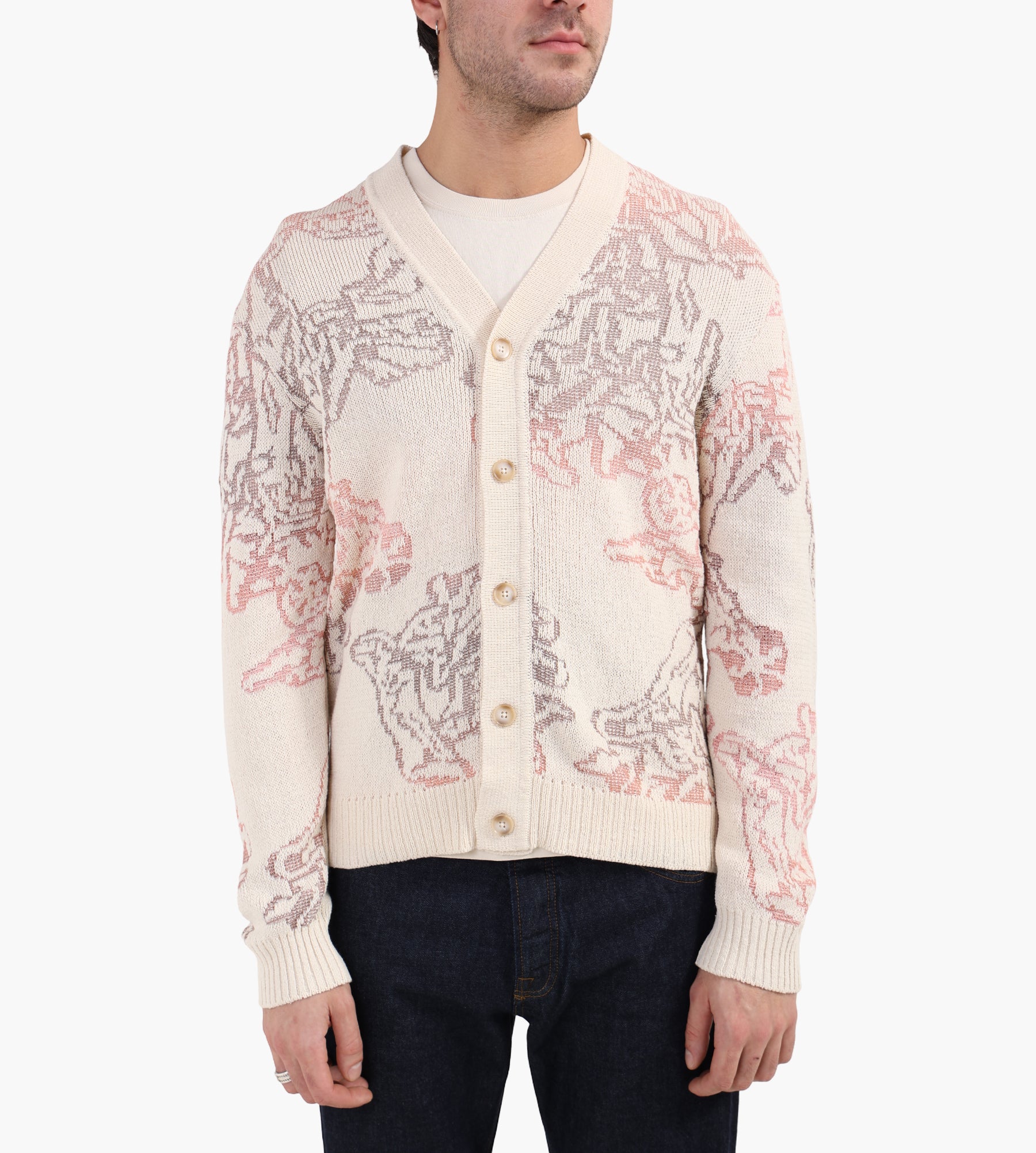 NN.07 Viggo Cardigan 60044 Ivory - NN.07 - Clothing