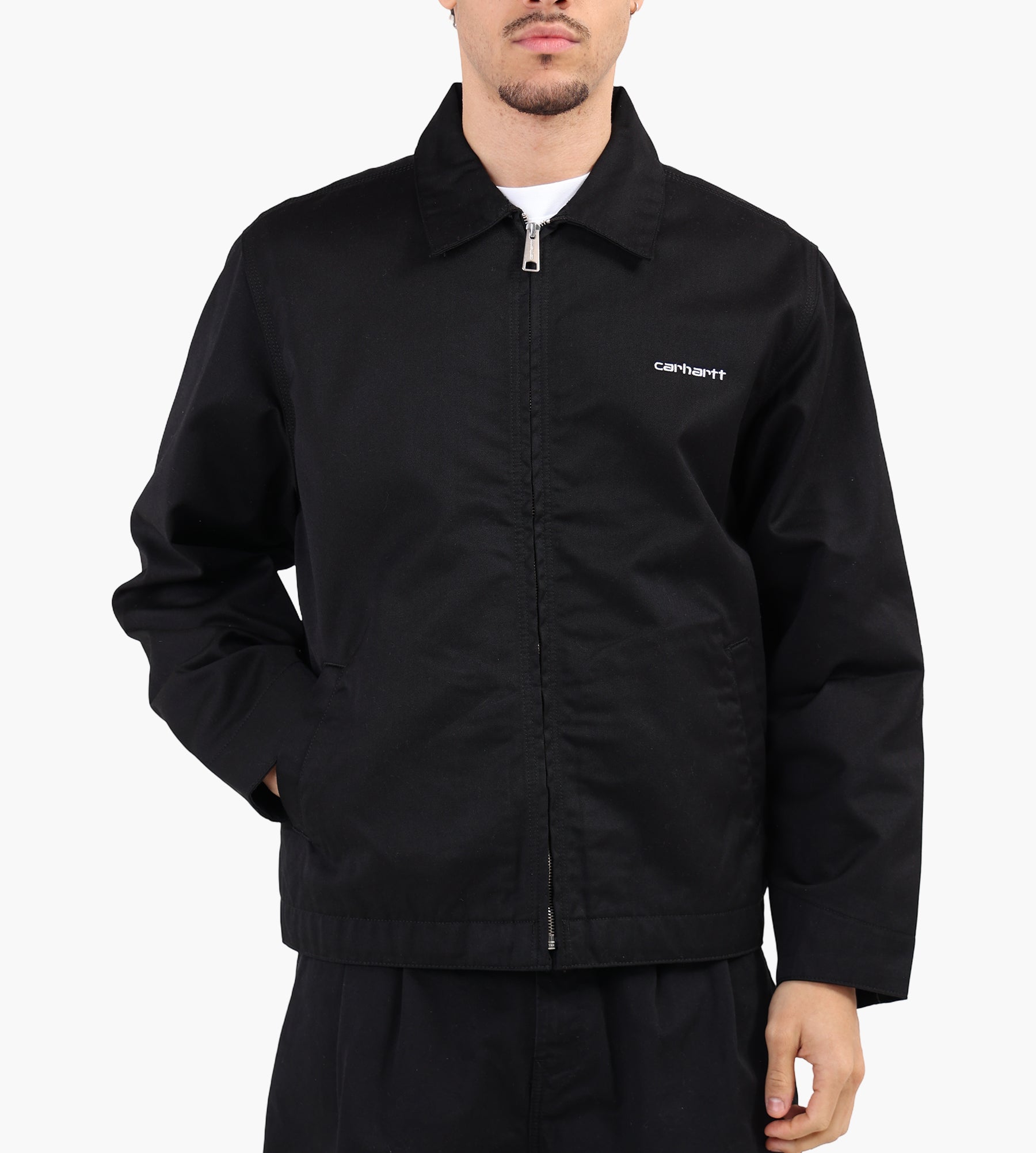 Carhartt WIP S26 Module Script Jacket Black White