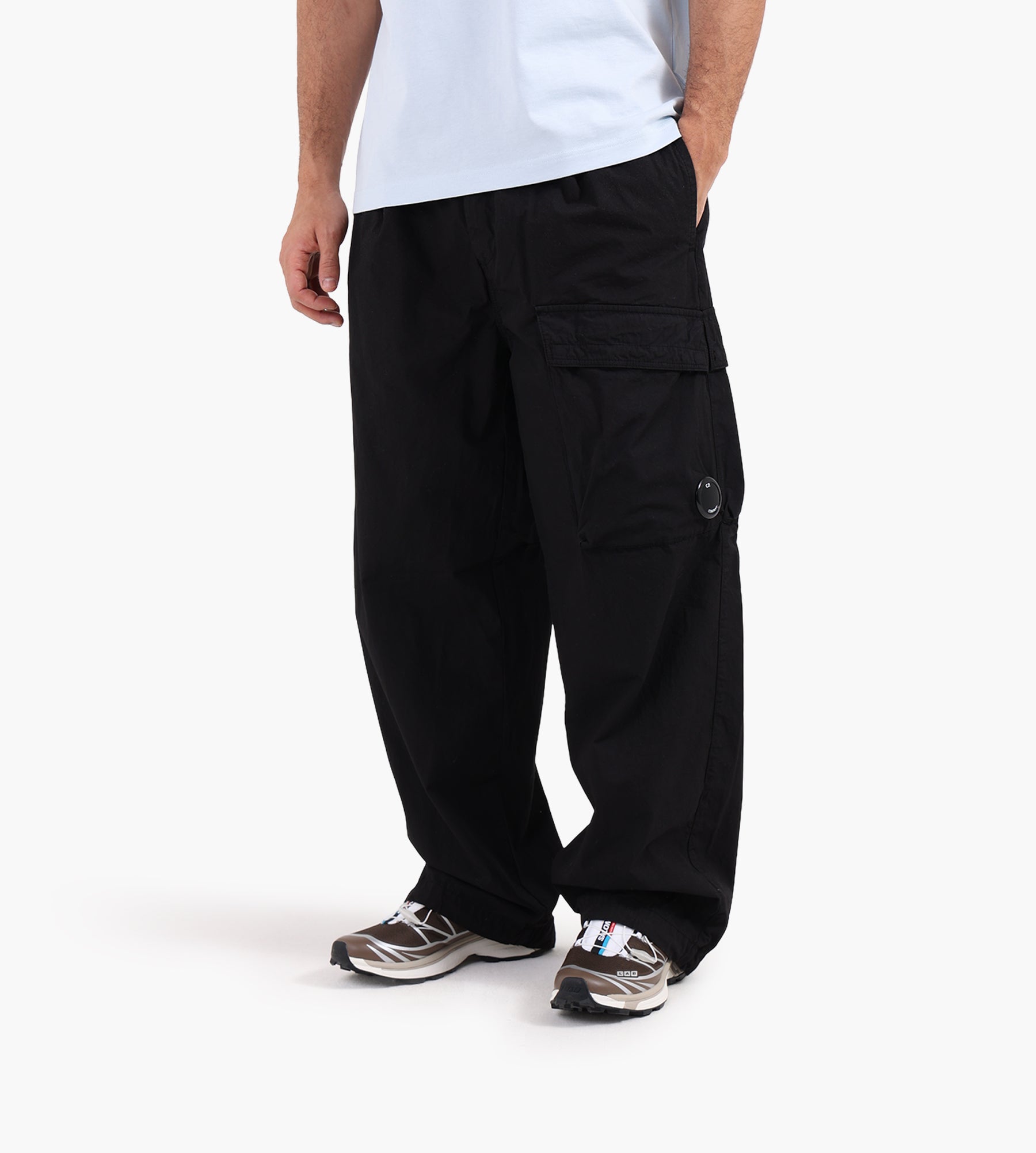 C.P. Company Micro-Reps Boxy Cargo Lens Pants Black
