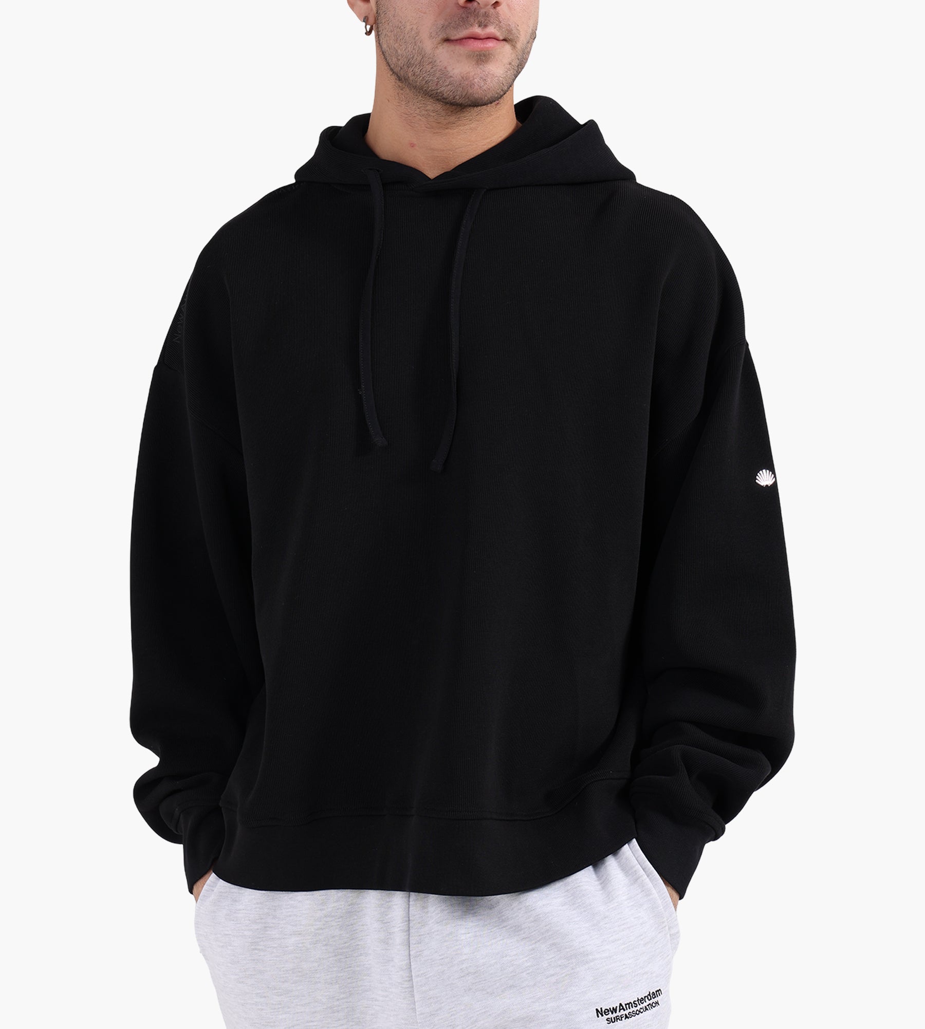 New Amsterdam Surf Association Plate Hoodie Black