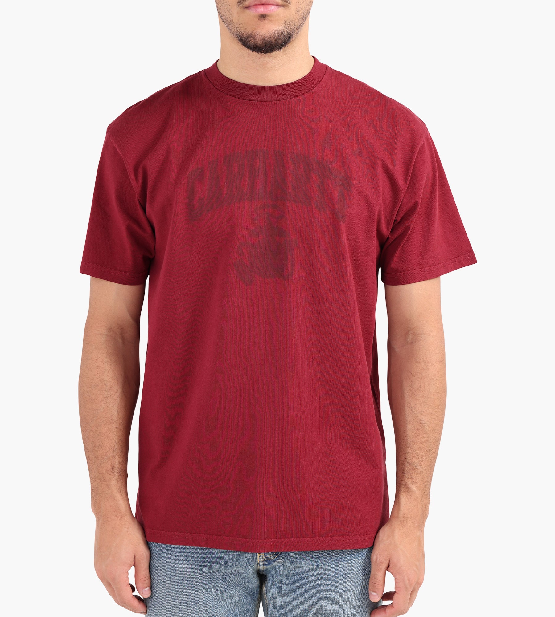 Carhartt WIP Faded Pond Corps T-Shirt Marsala