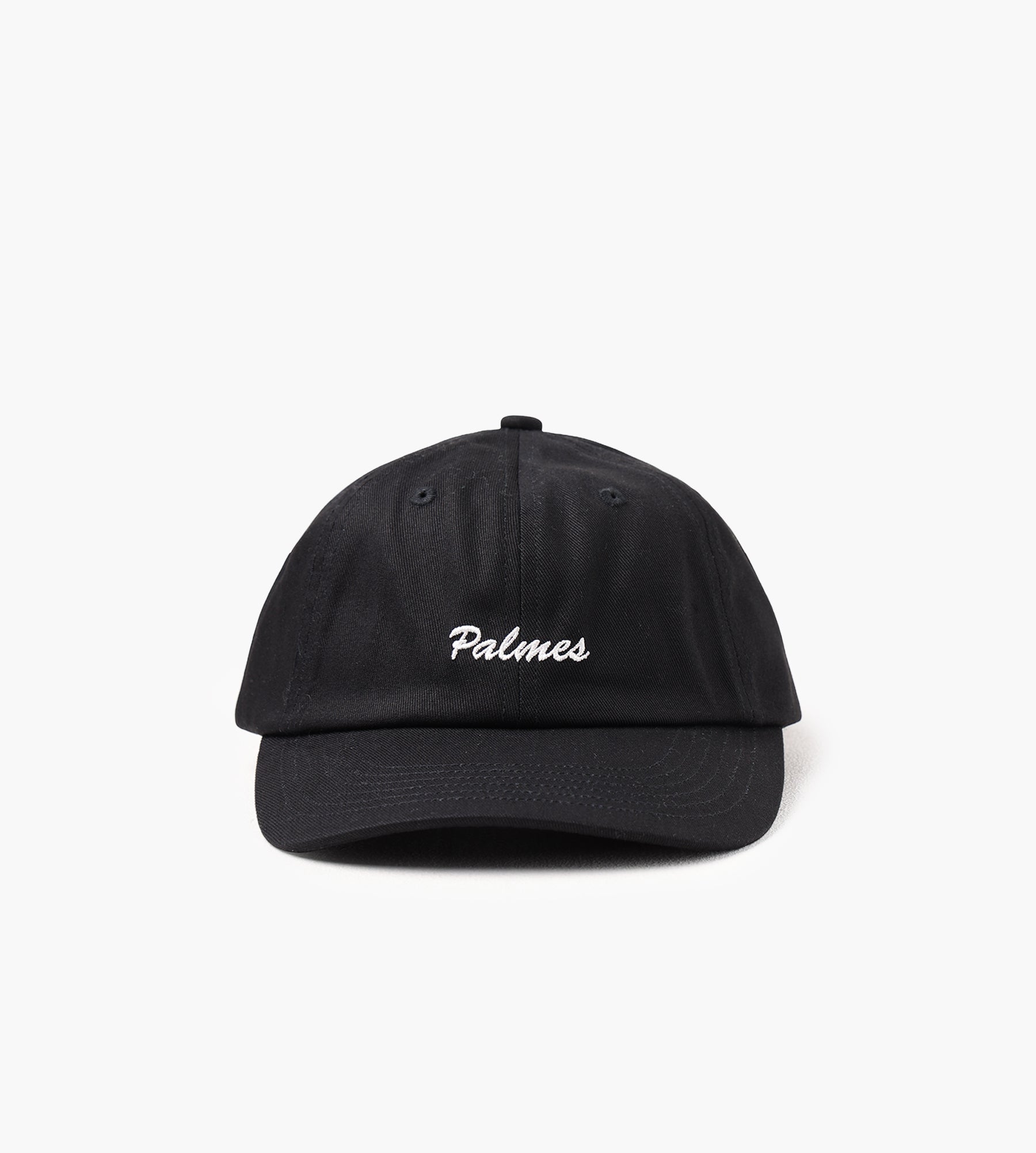 Palmes Logo 6-Panel Cap Black