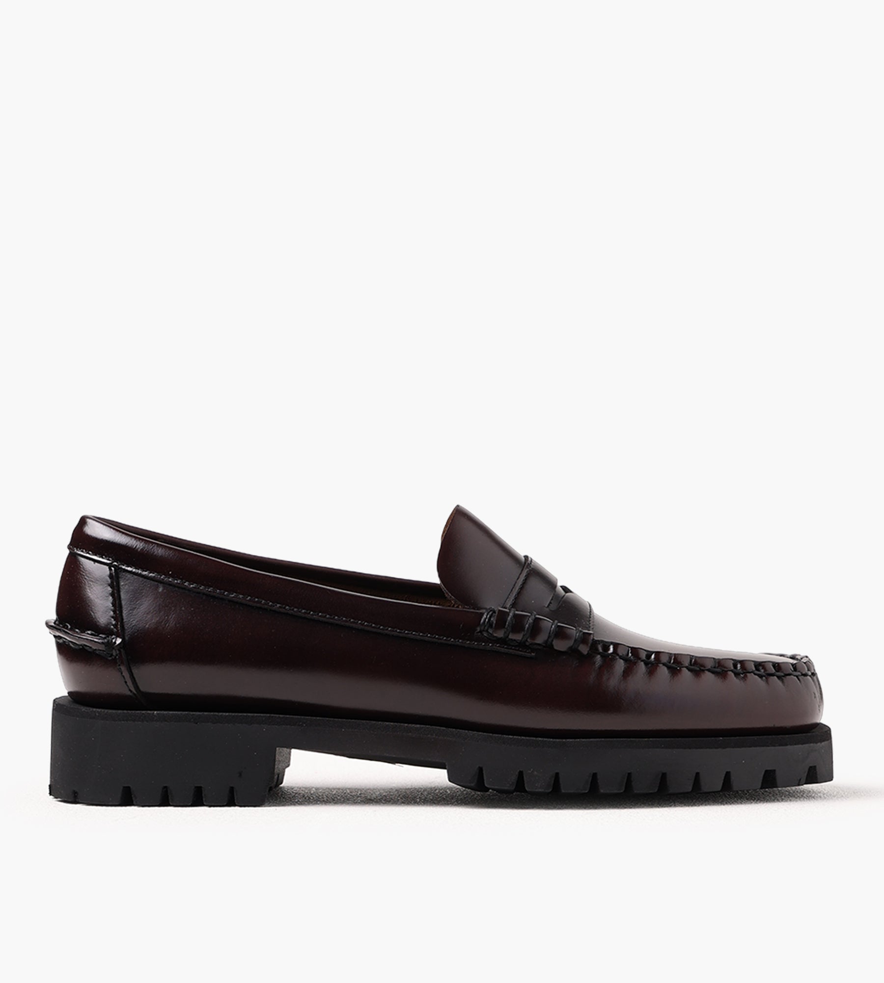 Sebago Dan Lug Woman Brown Burgundy