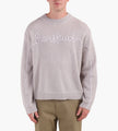 Bram's Fruit Garden Hose Knit Crewneck Grey Melange