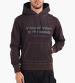 Purple Mountain Observatory Garment Dye Hoody Chocolate