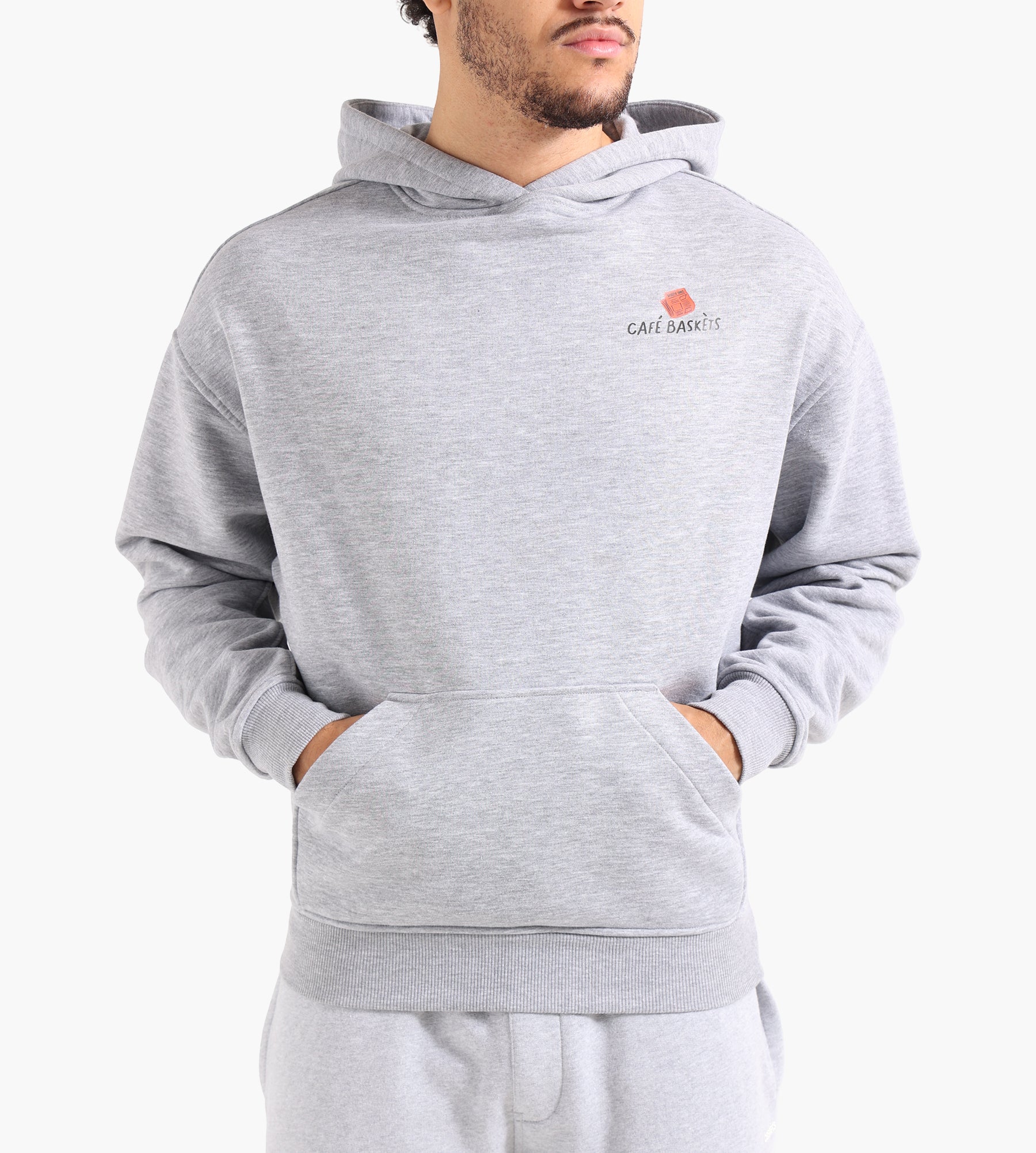 Café Baskèts Times Hoodie Grey