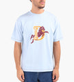 Drôle de Monsieur Le T-Shirt D Cheval Baby Blue