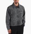 Obey Obey Workman Zip Jacket Black Wrinkle Wash
