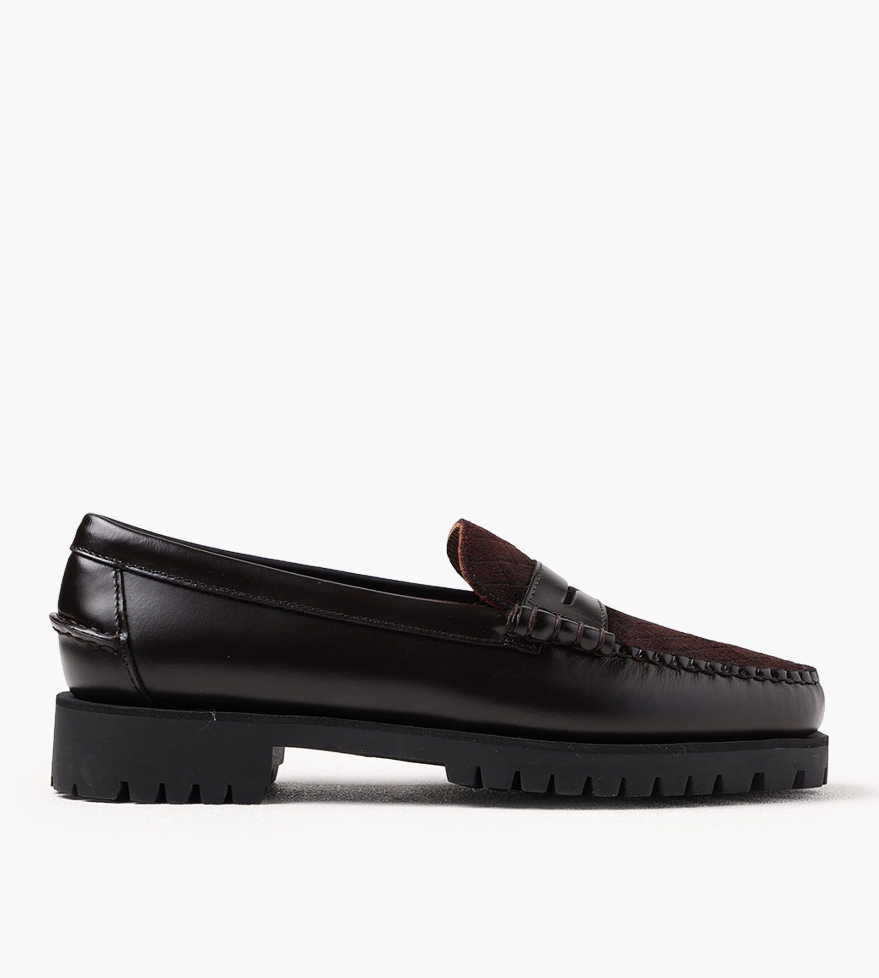 Sebago Otis Vamp Lug Suede Woman Dark Brown Brown