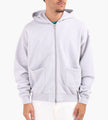 Ange Projects Double Zip Hoodie Grey